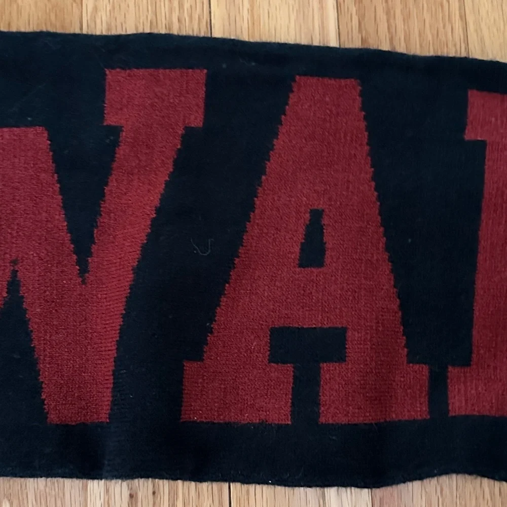 Harry Potter Hogwarts Crest Knit Scarf with Tassels